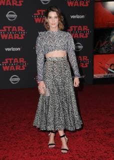 December 9, 2017 - Los Angeles, CA, U.S. - 09 December 2017 - Los Angeles, California - Colbie Smulders. Premiere Of Disney Pictures And Lucasfilm s Star Wars: The Last Jedi held at The Shrine Auditorium in Los Angeles Photo Credit: AdMedia Los Angeles U.S. - ZUMAa123 20171209_zaa_a123_162 Copyright: xBirdiexThompsonx