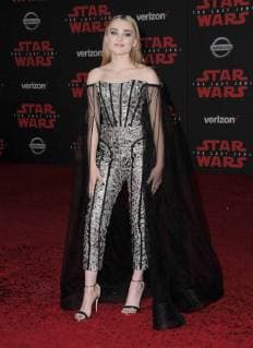 December 9, 2017 - Los Angeles, CA, U.S. - 09 December 2017 - Los Angeles, California - Meg Donnelly. Premiere Of Disney Pictures And Lucasfilm s Star Wars: The Last Jedi held at The Shrine Auditorium in Los Angeles Photo Credit: AdMedia Los Angeles U.S. - ZUMAa123 20171209_zaa_a123_173 Copyright: xBirdiexThompsonx