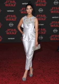 December 9, 2017 - Los Angeles, CA, U.S. - 09 December 2017 - Los Angeles, California - Janina Gavankar. Premiere Of Disney Pictures And Lucasfilm s Star Wars: The Last Jedi held at The Shrine Auditorium in Los Angeles Photo Credit: AdMedia Los Angeles U.S. - ZUMAa123 20171209_zaa_a123_177 Copyright: xBirdiexThompsonx