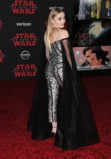 December 9, 2017 - Los Angeles, CA, U.S. - 09 December 2017 - Los Angeles, California - Meg Donnelly. Premiere Of Disney Pictures And Lucasfilm s Star Wars: The Last Jedi held at The Shrine Auditorium in Los Angeles Photo Credit: AdMedia Los Angeles U.S. - ZUMAa123 20171209_zaa_a123_185 Copyright: xBirdiexThompsonx