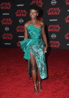 December 9, 2017 - Los Angeles, CA, U.S. - 09 December 2017 - Los Angeles, California - Lupita Nyong o. Premiere Of Disney Pictures And Lucasfilm s Star Wars: The Last Jedi held at The Shrine Auditorium in Los Angeles Photo Credit: AdMedia Los Angeles U.S. - ZUMAa123 20171209_zaa_a123_198 Copyright: xBirdiexThompsonx