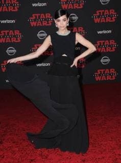 December 9, 2017 - Los Angeles, CA, U.S. - 09 December 2017 - Los Angeles, California - Sofia Carson. Premiere Of Disney Pictures And Lucasfilm s Star Wars: The Last Jedi held at The Shrine Auditorium in Los Angeles Photo Credit: AdMedia Los Angeles U.S. - ZUMAa123 20171209_zaa_a123_202 Copyright: xBirdiexThompsonx