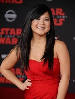 Cast member Kelly Marie Tran attends the premiere of the sci-fi motion picture fantasy Star Wars: The Last Jedi at the Shrine Auditorium in Los Angeles on December 9, 2017. Storyline: Having taken her first steps into the Jedi world, Rey joins Luke Skywalker on an adventure with Leia, Finn and Poe that unlocks mysteries of the Force and secrets of the past.  LAP2017120925 JIMxRUYMEN