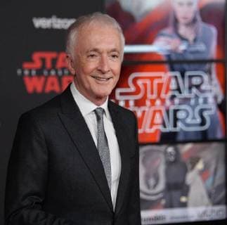 Cast member Anthony Daniels attends the premiere of the sci-fi motion picture fantasy Star Wars: The Last Jedi at the Shrine Auditorium in Los Angeles on December 9, 2017. Storyline: Having taken her first steps into the Jedi world, Rey joins Luke Skywalker on an adventure with Leia, Finn and Poe that unlocks mysteries of the Force and secrets of the past.  LAP2017120961 JIMxRUYMEN