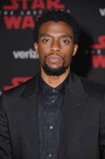 December 9, 2017 - Los Angeles, CA, U.S. - 09 December 2017 - Los Angeles, California - Chadwick Boseman. Premiere Of Disney Pictures And Lucasfilm s Star Wars: The Last Jedi held at The Shrine Auditorium in Los Angeles Photo Credit: AdMedia Los Angeles U.S. - ZUMAa123 20171209_zaa_a123_214 Copyright: xBirdiexThompsonx