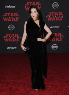 December 9, 2017 - Los Angeles, CA, U.S. - 09 December 2017 - Los Angeles, California - Dita von Teese. Premiere Of Disney Pictures And Lucasfilm s Star Wars: The Last Jedi held at The Shrine Auditorium in Los Angeles Photo Credit: AdMedia Los Angeles U.S. - ZUMAa123 20171209_zaa_a123_221 Copyright: xBirdiexThompsonx