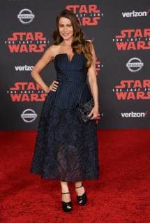 Actress Sofia Vergara attends the premiere of the sci-fi motion picture fantasy Star Wars: The Last Jedi at the Shrine Auditorium in Los Angeles on December 9, 2017. Storyline: Having taken her first steps into the Jedi world, Rey joins Luke Skywalker on an adventure with Leia, Finn and Poe that unlocks mysteries of the Force and secrets of the past.  LAP2017120943 JIMxRUYMEN