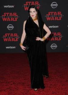 December 9, 2017 - Los Angeles, CA, U.S. - 09 December 2017 - Los Angeles, California - Dita von Teese. Premiere Of Disney Pictures And Lucasfilm s Star Wars: The Last Jedi held at The Shrine Auditorium in Los Angeles Photo Credit: AdMedia Los Angeles U.S. - ZUMAa123 20171209_zaa_a123_228 Copyright: xBirdiexThompsonx