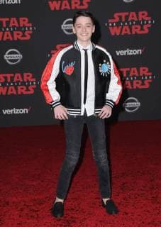 December 9, 2017 - Los Angeles, CA, U.S. - 09 December 2017 - Los Angeles, California - Noah Schnapp. Premiere Of Disney Pictures And Lucasfilm s Star Wars: The Last Jedi held at The Shrine Auditorium in Los Angeles Photo Credit: AdMedia Los Angeles U.S. - ZUMAa123 20171209_zaa_a123_244 Copyright: xBirdiexThompsonx
