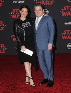 December 9, 2017 - Los Angeles, CA, U.S. - 09 December 2017 - Los Angeles, California - Meredith Salanger, Patton Oswalt. Premiere Of Disney Pictures And Lucasfilm s Star Wars: The Last Jedi held at The Shrine Auditorium in Los Angeles Photo Credit: AdMedia Los Angeles U.S. - ZUMAa123 20171209_zaa_a123_247 Copyright: xBirdiexThompsonx