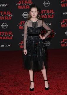 December 9, 2017 - Los Angeles, CA, U.S. - 09 December 2017 - Los Angeles, California - Kyla Kenedy. Premiere Of Disney Pictures And Lucasfilm s Star Wars: The Last Jedi held at The Shrine Auditorium in Los Angeles Photo Credit: AdMedia Los Angeles U.S. - ZUMAa123 20171209_zaa_a123_266 Copyright: xBirdiexThompsonx