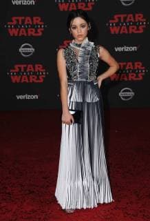 December 9, 2017 - Los Angeles, CA, U.S. - 09 December 2017 - Los Angeles, California - Jenna Ortega. Premiere Of Disney Pictures And Lucasfilm s Star Wars: The Last Jedi held at The Shrine Auditorium in Los Angeles Photo Credit: AdMedia Los Angeles U.S. - ZUMAa123 20171209_zaa_a123_270 Copyright: xBirdiexThompsonx