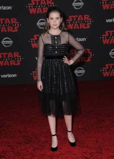 December 9, 2017 - Los Angeles, CA, U.S. - 09 December 2017 - Los Angeles, California - Kyla Kenedy. Premiere Of Disney Pictures And Lucasfilm s Star Wars: The Last Jedi held at The Shrine Auditorium in Los Angeles Photo Credit: AdMedia Los Angeles U.S. - ZUMAa123 20171209_zaa_a123_271 Copyright: xBirdiexThompsonx