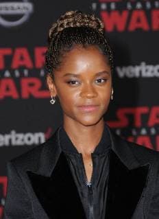 December 9, 2017 - Los Angeles, CA, U.S. - 09 December 2017 - Los Angeles, California - Letitia Wright. Premiere Of Disney Pictures And Lucasfilm s Star Wars: The Last Jedi held at The Shrine Auditorium in Los Angeles Photo Credit: AdMedia Los Angeles U.S. - ZUMAa123 20171209_zaa_a123_301 Copyright: xBirdiexThompsonx