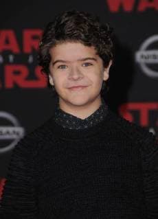 December 9, 2017 - Los Angeles, CA, U.S. - 09 December 2017 - Los Angeles, California - Gaten Matarazzo. Premiere Of Disney Pictures And Lucasfilm s Star Wars: The Last Jedi held at The Shrine Auditorium in Los Angeles Photo Credit: AdMedia Los Angeles U.S. - ZUMAa123 20171209_zaa_a123_308 Copyright: xBirdiexThompsonx