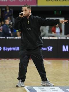 20171209, 1.BBL, FCB Basketball vs Riesen Ludwigsburg, Audi Dome Muenchen, Basketball, Sport, im Bild: Sänger Bausa