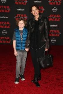 LOS ANGELES, CA - DECEMBER 9: Minnie Driver, Henry Driver, at Premiere Of Disney Pictures And Lucasfilm s Star Wars: The Last Jedi at Shrine Auditorium in Los Angeles, California on December 9, 2017. Copyright: xFayexSadoux