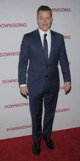 NEW YORK, NY - December 11: Matt Damon attends the Downsizing New York screening at AMC Lincoln Square Theater on December 11, 2017 in New York City. Copyright: xJohnxPalmerx