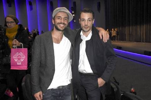 Max Alberti und Bruno Sauter bei der Premiere des Kinofilms Dieses bescheuerte Herz im Mathäser Filmpalast. München, 11.12.2017