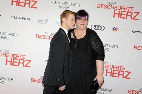 Daniel Meyer, Debbie Wyrich, Mutter von Daniel Special Screening zur Premiere von dieses bescheuerte Herz, nach einer wahren Geschichte im Kino Zoo Palast in Berlinam 12.12.2017