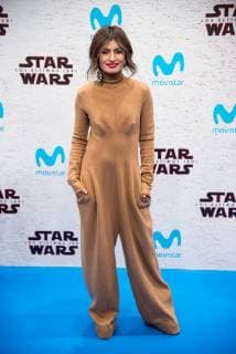 Angela Rozas Saiz AKA Madamederosas attends Star Wars Premiere in Madrid cinema Kinepolis Los Ultimos Jedi The Last Jedi Cordon Press  RodrigoxBlanco 780