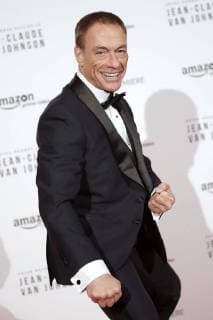 Lancement de la serie Jean Claude Van Johnson au cinema le Grand Rex a Paris. Photo: Laurent Guerin E Press Photo Jean Claude Van Damme Paris France  566112