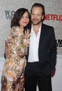 NEW YORK, NY - DECEMBER 12: Maggie Gyllenhaal and Peter Sarsgaard attend the Wormwood New York premiere at The Campbell on December 12, 2017 in New York City. Copyright: xJohnxPalmerx