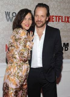 NEW YORK, NY - DECEMBER 12: Maggie Gyllenhaal and Peter Sarsgaard attend the Wormwood New York premiere at The Campbell on December 12, 2017 in New York City. Copyright: xJohnxPalmerx