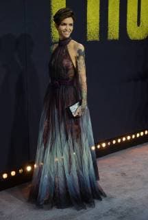 Cast member Ruby Rose attends the premiere of the motion picture musical comedy Pitch Perfect 3 premiere at the Dolby Theatre in the Hollywood section of Los Angeles on December 12, 2017. Storyline: Following their win at the world championship, the now separated Bellas reunite for one last singing competition at an overseas USO tour, but face a group who uses both instruments and voices.  LAP2017121219 JIMxRUYMEN