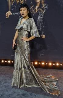 Cast member Hana Mae Lee attends the premiere of the motion picture musical comedy Pitch Perfect 3 premiere at the Dolby Theatre in the Hollywood section of Los Angeles on December 12, 2017. Storyline: Following their win at the world championship, the now separated Bellas reunite for one last singing competition at an overseas USO tour, but face a group who uses both instruments and voices.  LAP2017121231 JIMxRUYMEN