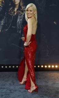 Cast member Elizabeth Banks attends the premiere of the motion picture musical comedy Pitch Perfect 3 premiere at the Dolby Theatre in the Hollywood section of Los Angeles on December 12, 2017. Storyline: Following their win at the world championship, the now separated Bellas reunite for one last singing competition at an overseas USO tour, but face a group who uses both instruments and voices.  LAP2017121204 JIMxRUYMEN