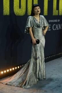 Cast member Hana Mae Lee attends the premiere of the motion picture musical comedy Pitch Perfect 3 premiere at the Dolby Theatre in the Hollywood section of Los Angeles on December 12, 2017. Storyline: Following their win at the world championship, the now separated Bellas reunite for one last singing competition at an overseas USO tour, but face a group who uses both instruments and voices.  LAP2017121238 JIMxRUYMEN