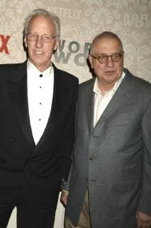 Eric Olson und Errol Morris bei der Premiere der Netflix-Serie Wormwood im The Campbell. New York, 12.12.2017