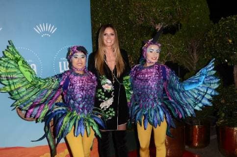 LOS ANGELES, CA - DECEMBER 12: Heidi Klum at Cirque du Soleil s Los Angeles premiere event of Luzia at Dodger Stadium on December 12, 2017 in Los Angeles, California. Copyright: xDavidxEdwardsx