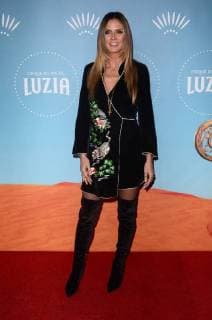 LOS ANGELES, CA - DECEMBER 12: Heidi Klum at Cirque du Soleil s Los Angeles premiere event of Luzia at Dodger Stadium on December 12, 2017 in Los Angeles, California. Copyright: xDavidxEdwardsx
