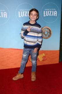 LOS ANGELES, CA - DECEMBER 12: Parker Bates at Cirque du Soleil s Los Angeles premiere event of Luzia at Dodger Stadium on December 12, 2017 in Los Angeles, California. Copyright: xDavidxEdwardsx