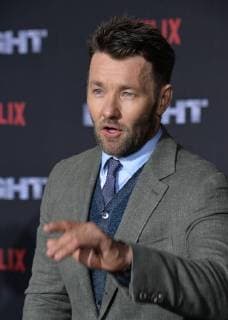 Cast member Joel Edgerton attends the premiere of the sci-fi motion picture thriller Bright at the Regency Village Theatre in the Westwood section of Los Angeles on December 13, 2017. Storyline: Set in a world where mystical creatures live side by side with humans. A human cop is forced to work with an Orc to find a weapon everyone is prepared to kill for.  LAP2017121378 JIMxRUYMEN