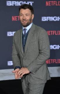 Cast member Joel Edgerton attends the premiere of the sci-fi motion picture thriller Bright at the Regency Village Theatre in the Westwood section of Los Angeles on December 13, 2017. Storyline: Set in a world where mystical creatures live side by side with humans. A human cop is forced to work with an Orc to find a weapon everyone is prepared to kill for.  LAP2017121375 JIMxRUYMEN