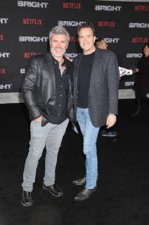 December 13, 2017 - Los Angeles, California, United States - December 13th 2017 - Los Angeles, California USA - Make-Up Artist TOM WOODRUFF JR, Make-Up Artist ALEC GILLIS at Bright Premiere held at the Regency Theater Village, Westwood, CA. Los Angeles United States - ZUMAf05_ 20171213_zaf_f05_069 Copyright: xPaulxFentonx