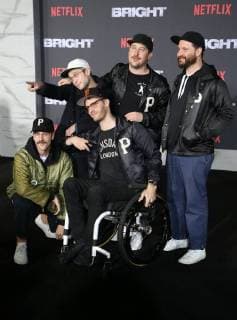 WESTWOOD, CA - DECEMBER 13: Portugal the Man, at Premiere Of Netflix s Bright at The Regency Village Theatre, In Hollywood, California on December 13, 2017. Copyright: xFayexSadoux