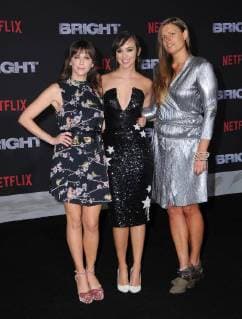 December 13, 2017 - Westwood, CA, U.S. - 13 December 2017 - Westwood, California - Jackie Tohn, Britt Baron, Marianna Palka. Netflix s Bright Los Angeles Premiere held at Regency Village Theatre in Westwood. Photo Credit: AdMedia Westwood U.S. - ZUMAa123 20171213_zaa_a123_296 Copyright: xBirdiexThompsonx