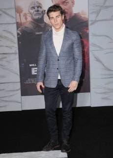 December 13, 2017 - Westwood, CA, U.S. - 13 December 2017 - Westwood, California - Nolan Gerard Funk. Netflix s Bright Los Angeles Premiere held at Regency Village Theatre in Westwood. Photo Credit: AdMedia Westwood U.S. - ZUMAa123 20171213_zaa_a123_338 Copyright: xBirdiexThompsonx