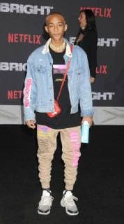 December 13, 2017 - Los Angeles, California, United States - December 13th 2017 - Los Angeles, California USA - Actor JADEN SMITH at Bright Premiere held at the Regency Theater Village, Westwood, CA. Los Angeles United States - ZUMAf05_ 20171213_zaf_f05_029 Copyright: xPaulxFentonx