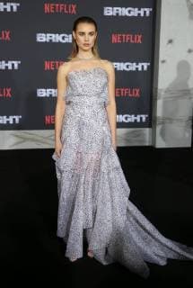 WESTWOOD, CA - DECEMBER 13: Lucy Fry, at Premiere Of Netflix s Bright at The Regency Village Theatre, In Hollywood, California on December 13, 2017. Copyright: xFayexSadoux