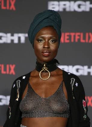 WESTWOOD, CA - DECEMBER 13: Jodie Turner-Smith, at Premiere Of Netflix s Bright at The Regency Village Theatre, In Hollywood, California on December 13, 2017. Copyright: xFayexSadoux