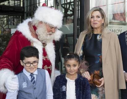 14-12-2017 Rotterdam Queen Maxima arriving for the Christmas Music Gala in Ahoy in Rotterdam. All winning classes of the AvroTros tv program Lang Leve de Muziek Show performed in the largest schoolband in The Netherlands.  Copyright: xPPE WERFx