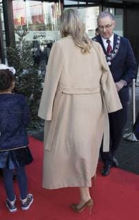 14-12-2017 Rotterdam Queen Maxima arriving for the Christmas Music Gala in Ahoy in Rotterdam. All winning classes of the AvroTros tv program Lang Leve de Muziek Show performed in the largest schoolband in The Netherlands.  Copyright: xPPE WERFx