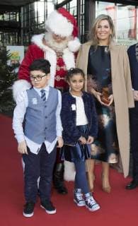 14-12-2017 Rotterdam Queen Maxima arriving for the Christmas Music Gala in Ahoy in Rotterdam. All winning classes of the AvroTros tv program Lang Leve de Muziek Show performed in the largest schoolband in The Netherlands.  Copyright: xPPE WERFx