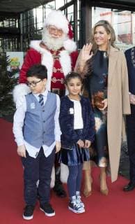 14-12-2017 Rotterdam Queen Maxima arriving for the Christmas Music Gala in Ahoy in Rotterdam. All winning classes of the AvroTros tv program Lang Leve de Muziek Show performed in the largest schoolband in The Netherlands.  Copyright: xPPE WERFx
