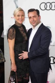 Falk Raudies mit Freundin Andrea Mühlbauer (Ex von Maxi Arlandt) , Audi Generation Award 2017 im Hotel Bayerischer Hof in Muenchen am 13.12.2017